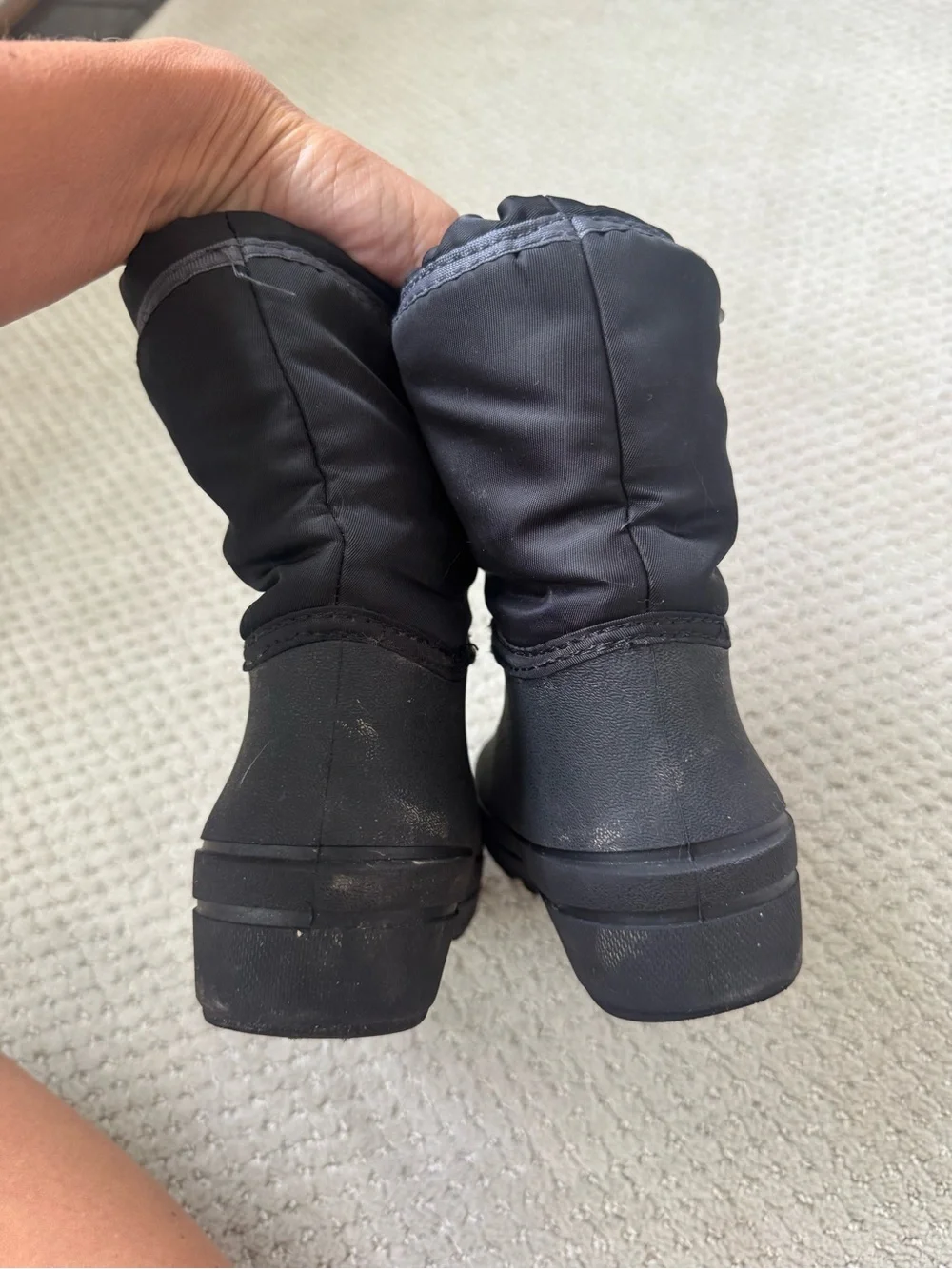 BOGS Kids Snow Shell Waterproof Winter Boots Black Size 13